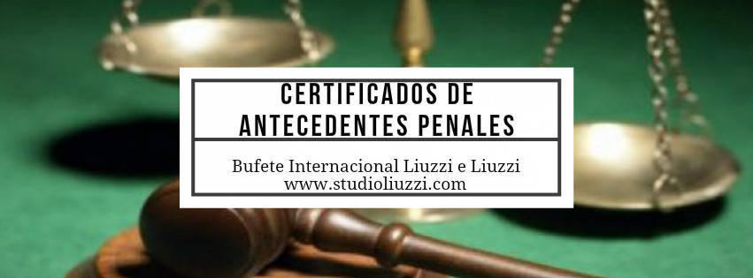Certificado de Antecedentes Penales de Italia